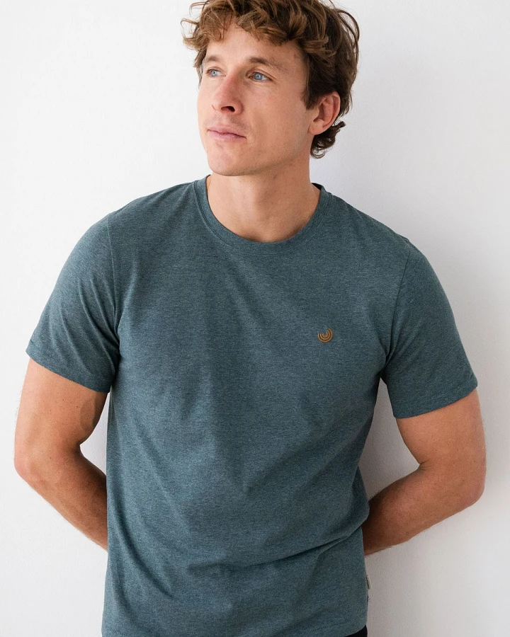 TWOTHIRDS Herren vegan T-Shirt Kosi Mediterranean Green