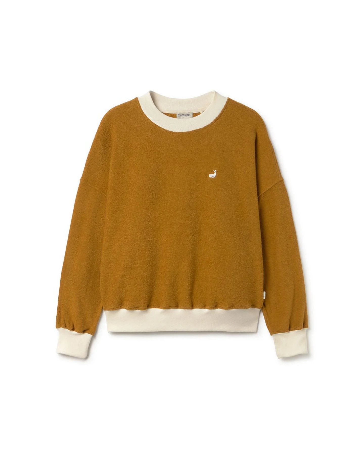 TWOTHIRDS Damen vegan Sweatshirt Bequia Goldbraun – Ansicht 2