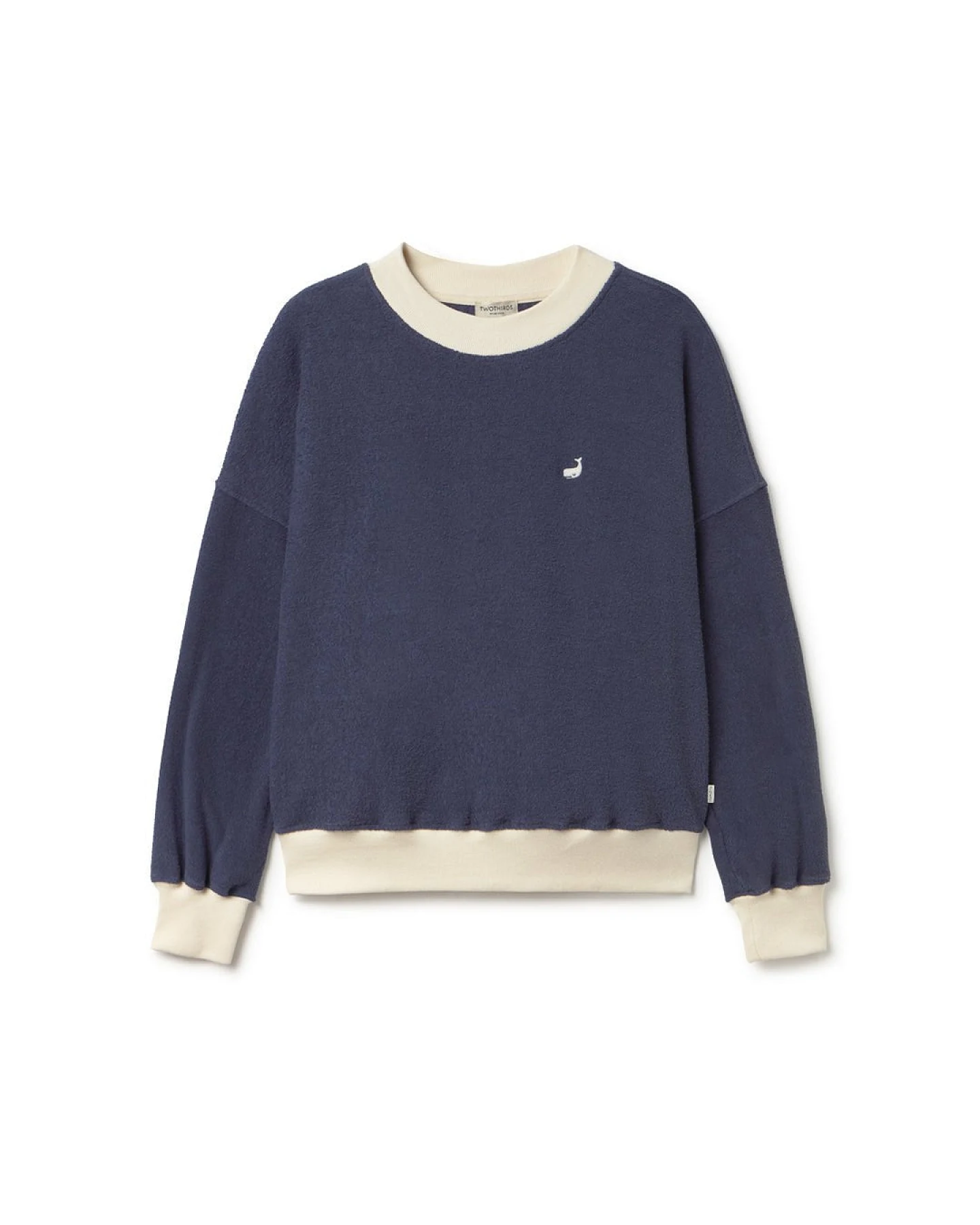 TWOTHIRDS Damen vegan Sweatshirt Bequia Navy – Ansicht 2