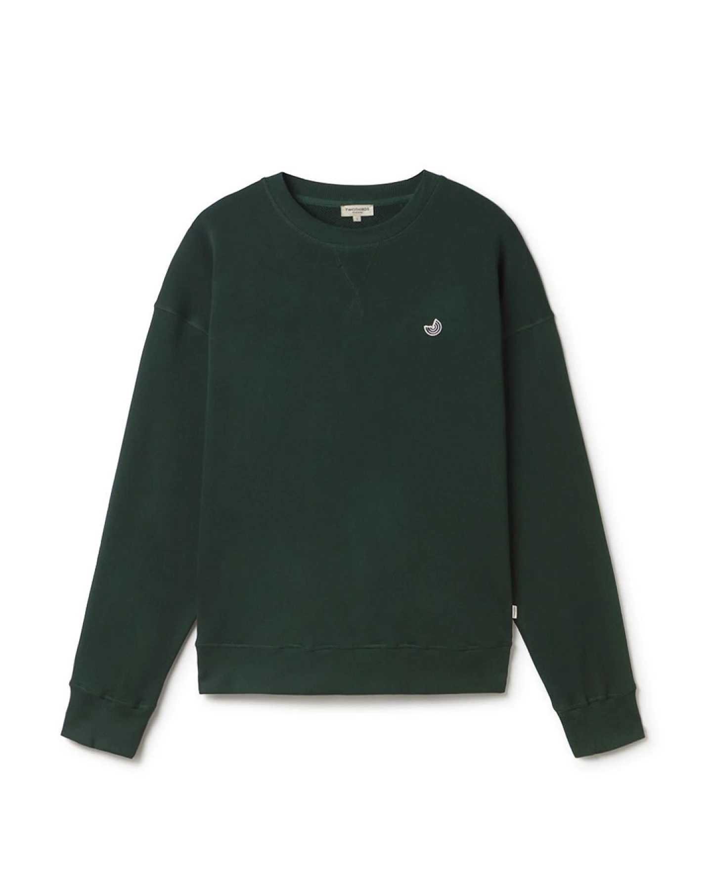 TWOTHIRDS Herren vegan Sweatshirt Hagenmiddle Dunkelgrün – Ansicht 2