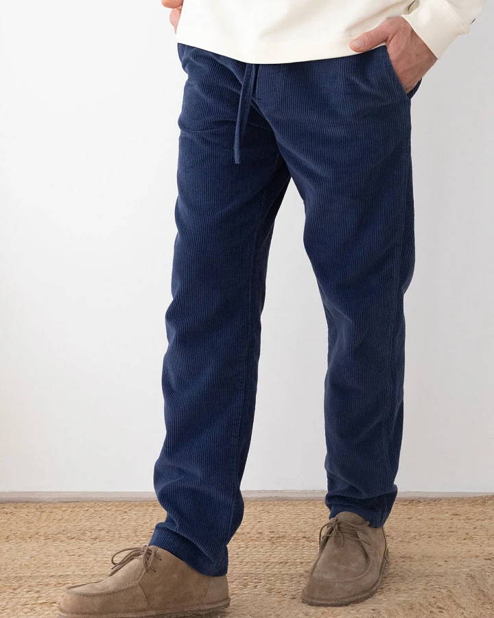 TWOTHIRDS Herren vegan Hose Apolima Marineblau