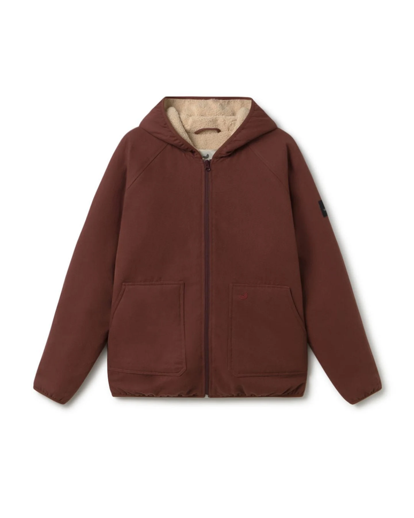 TWOTHIRDS Herren vegan Jacke Pandawa Rostbraun – Ansicht 2