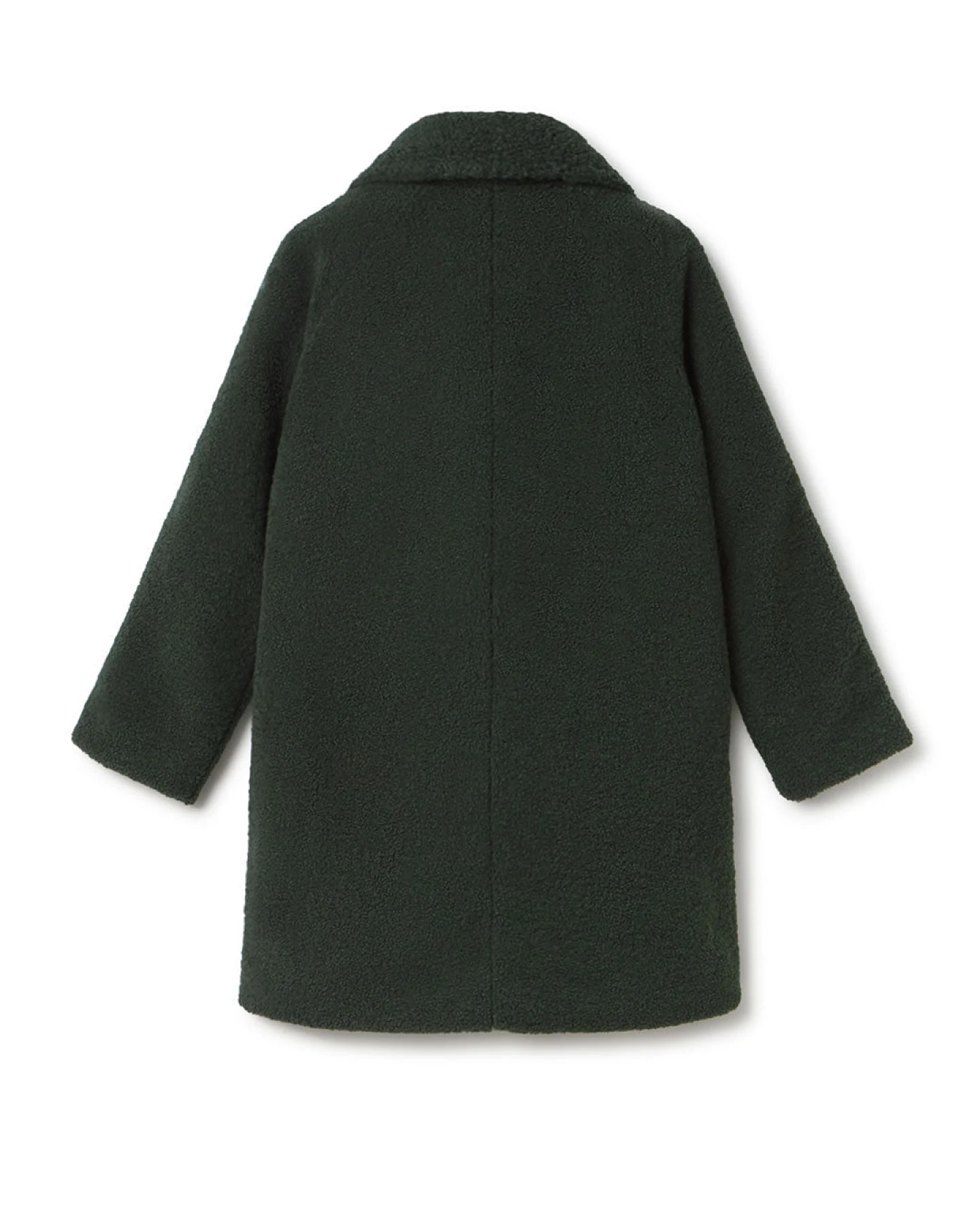 TWOTHIRDS Damen vegan Mantel Itbayat Dunkelgrün – Ansicht 2