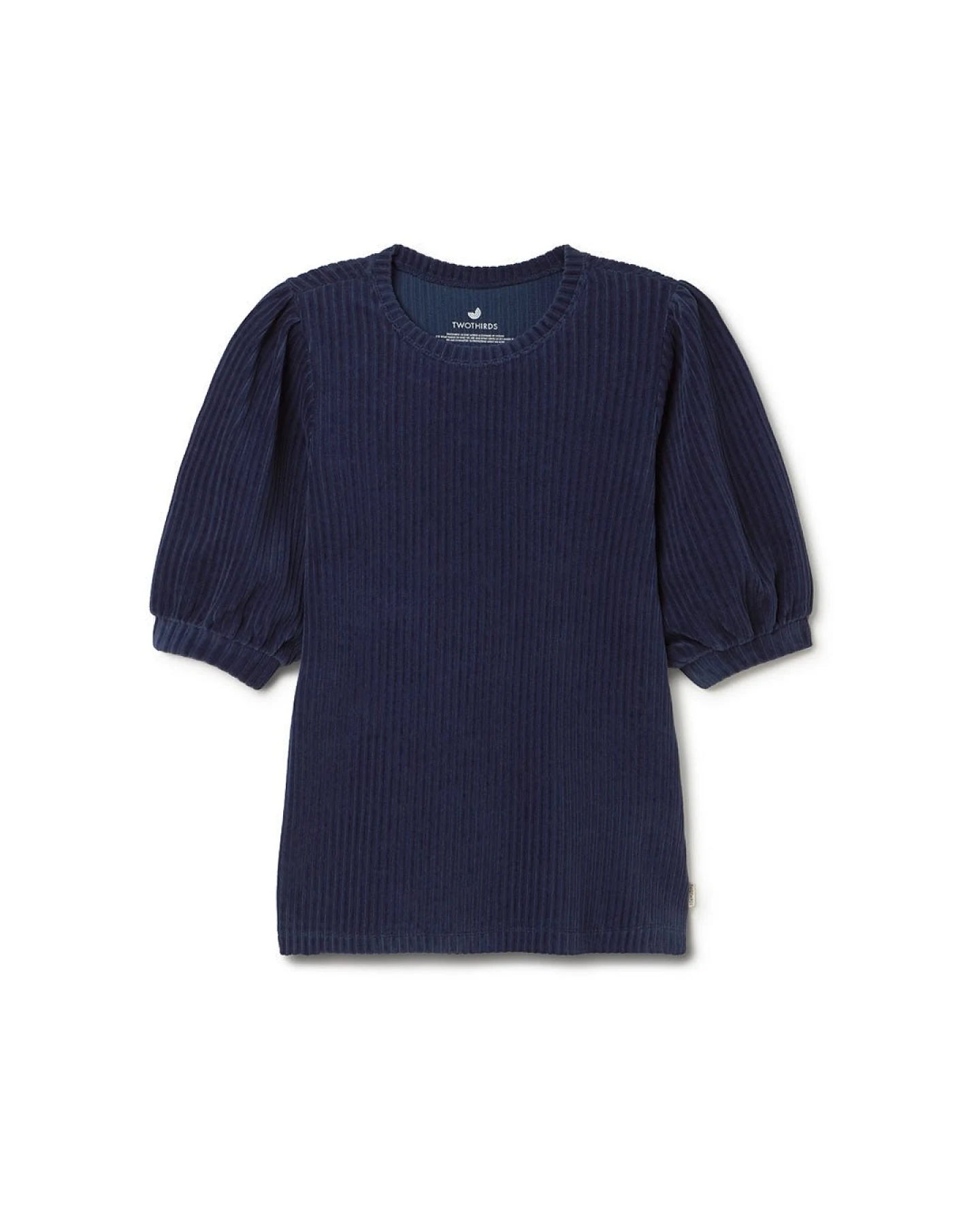 TWOTHIRDS Damen vegan Top Horst Marineblau – Ansicht 2