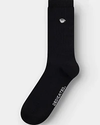 Produktseite: Socken Rib Knivsta Coffee Cup Emb Schwarz
