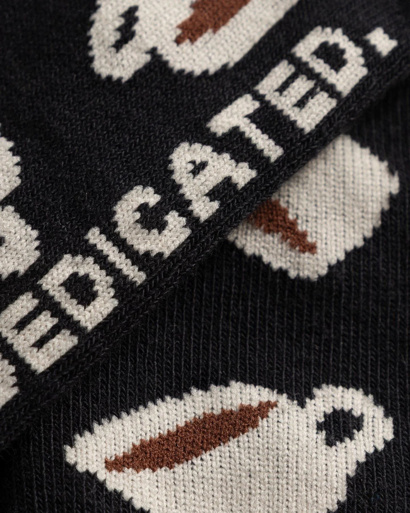 Socken Sigtuna Coffee Cups Schwarz – Ansicht 2