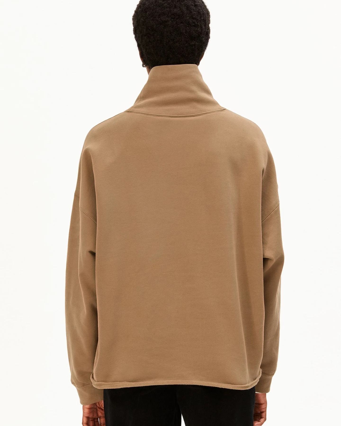 ARMEDANGELS Sweatshirt ICONIC OPEN EDGE FUNNELNECK – Ansicht 3
