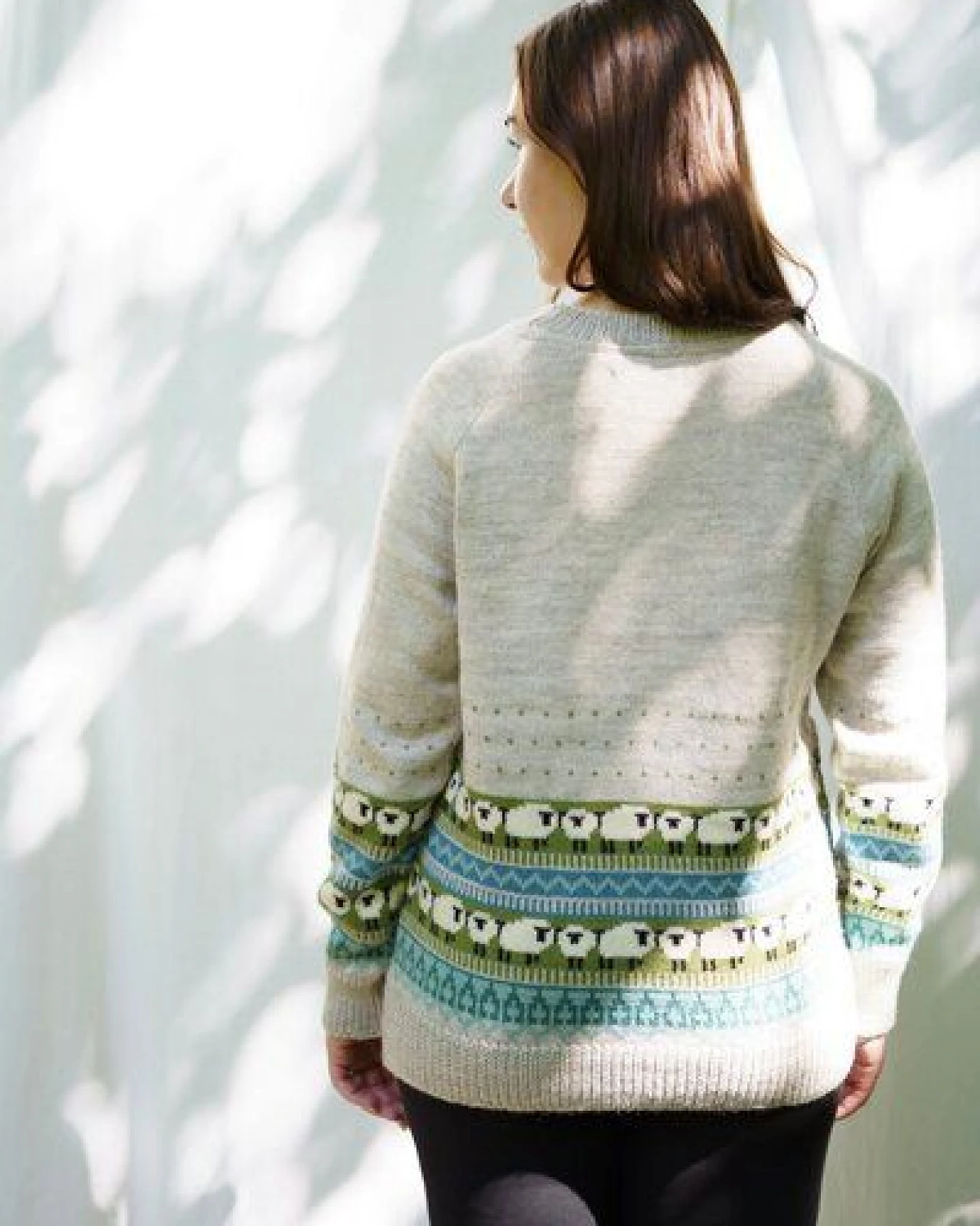 Haus of Namaste Fair-Isle-Pullover aus 100 % Lammwolle – Ansicht 3