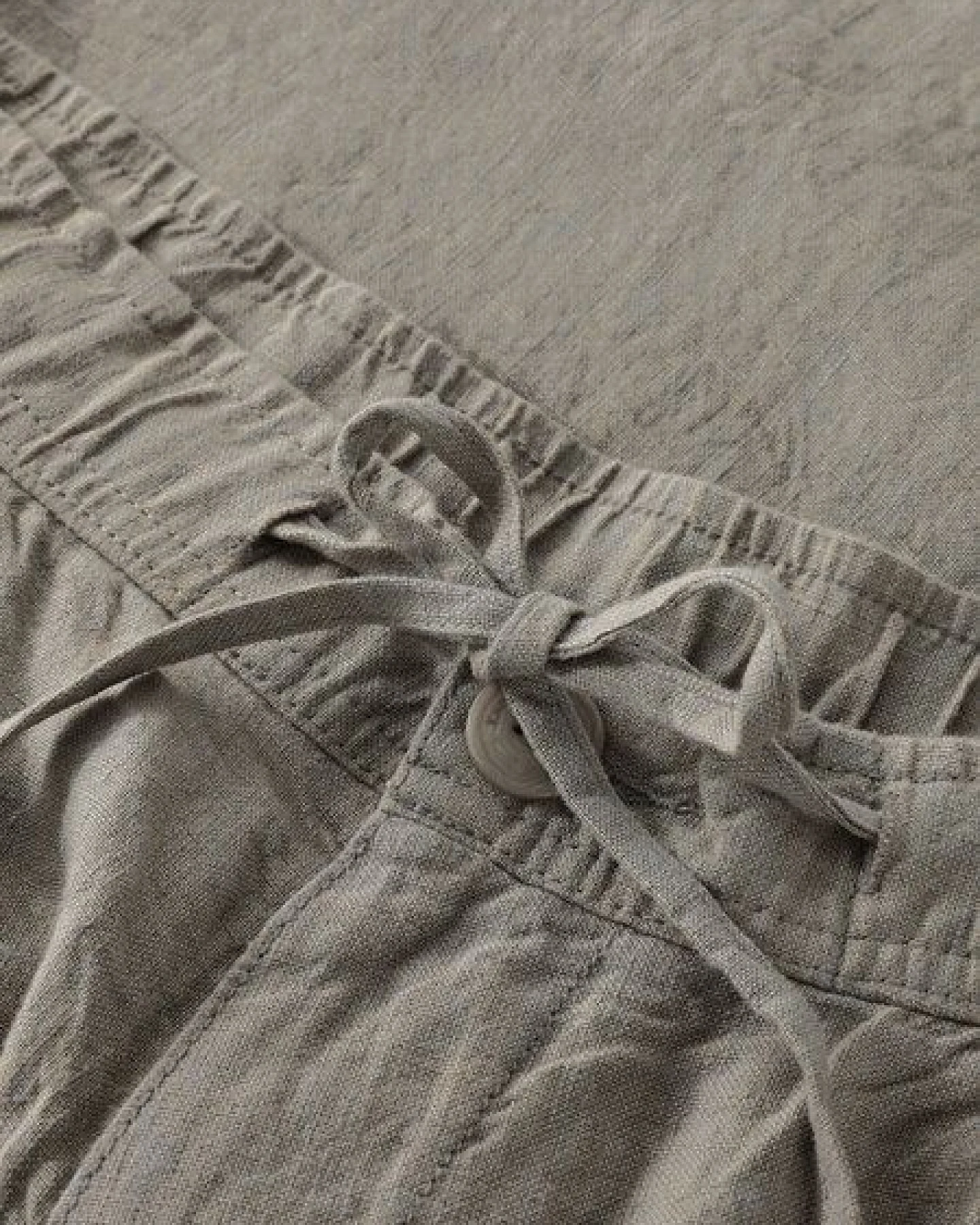 KnowledgeCotton Apparel Herren Shorts "FIG Loose Linen Shorts" - VEGAN – Ansicht 3