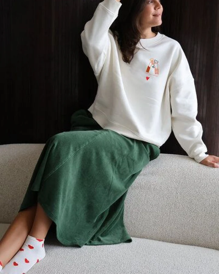 Kultgut Artdesign- Kuscheliger Sweatpullover / Juicy meets Smoothie