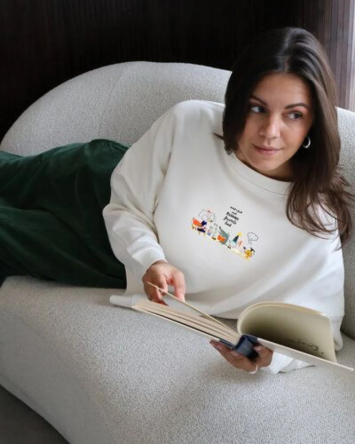 Kultgut Artdesign- Kuscheliger Sweatpullover / Keep Calm