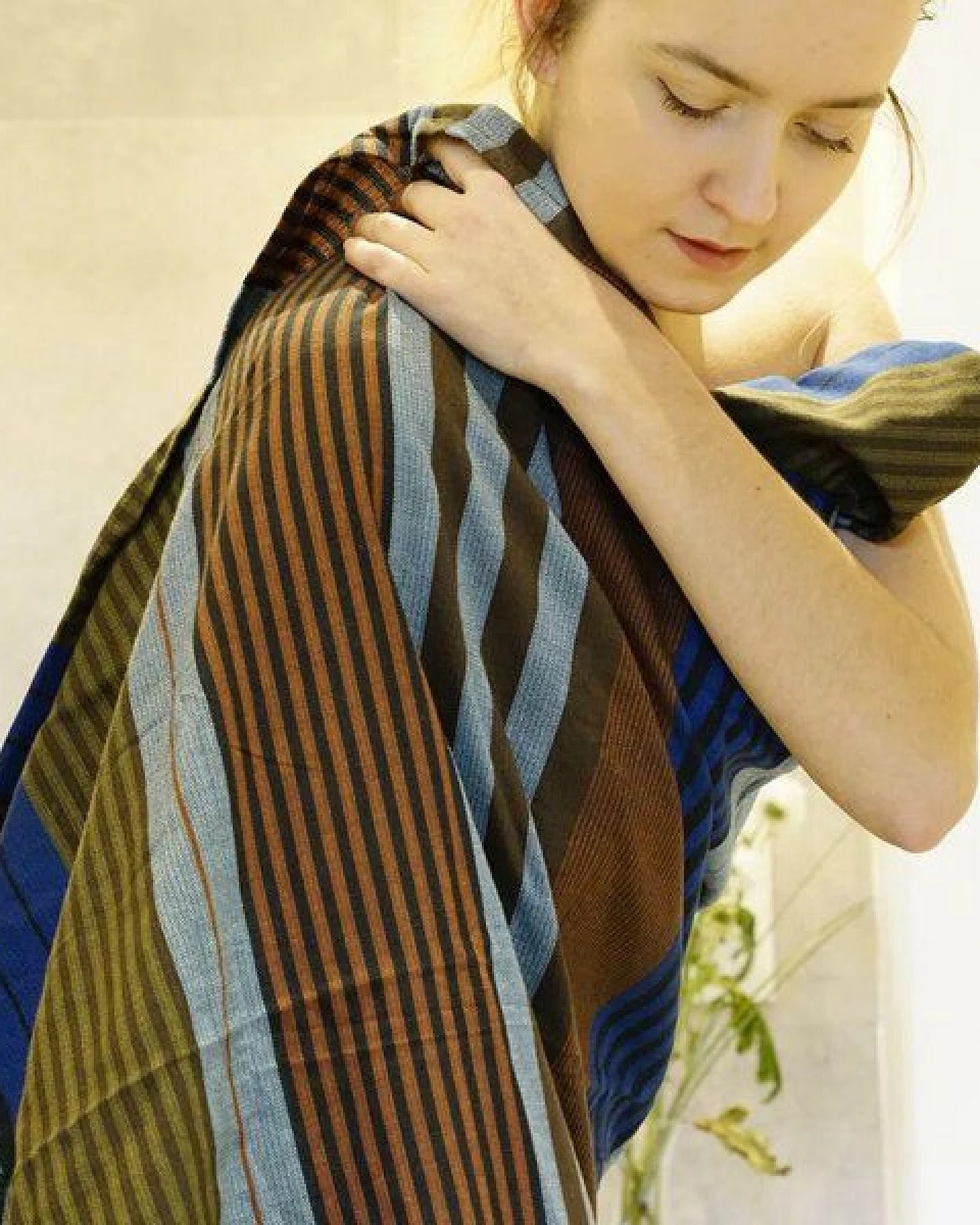 Karawan authentic Fouta – Hammamtuch mit Jacquard-Struktur aus Bio-Baumwolle – Ansicht 3
