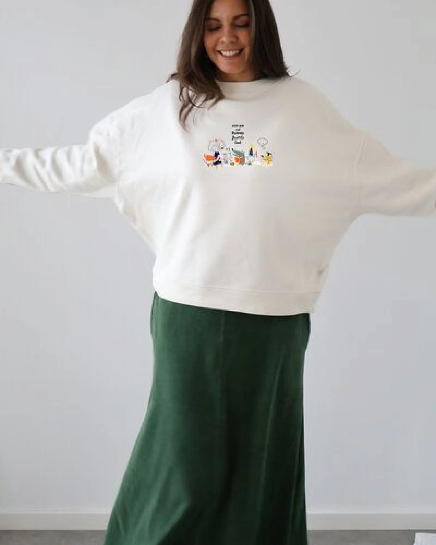 Kultgut Artdesign- Kuscheliger Sweatpullover / Keep Calm – Ansicht 4