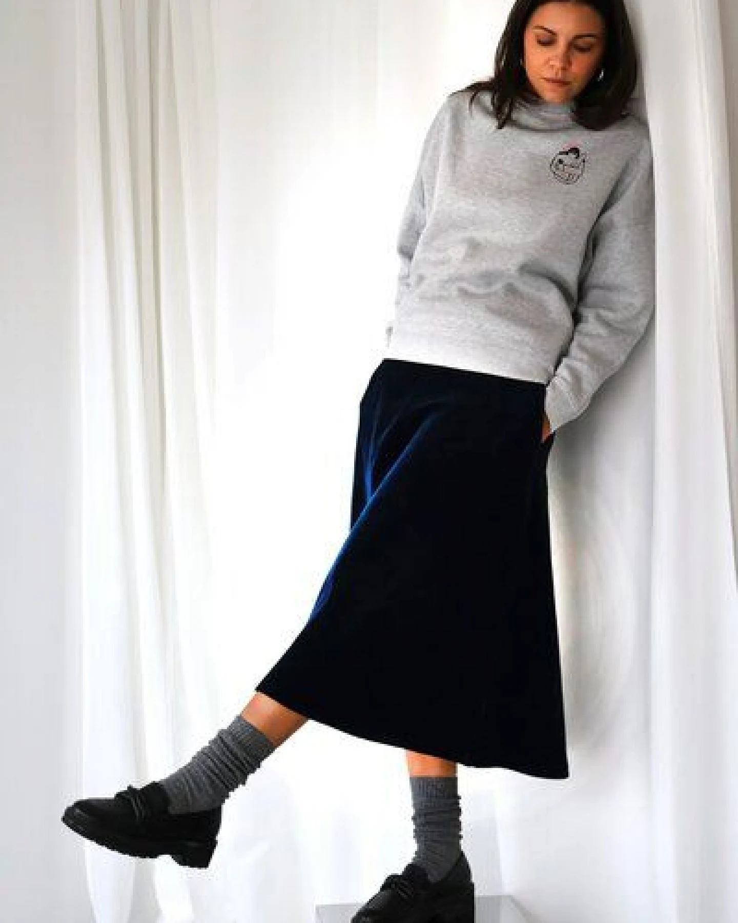 Kultgut Artdesign- Kuscheliger Sweatpullover / Une Baguette – Ansicht 2