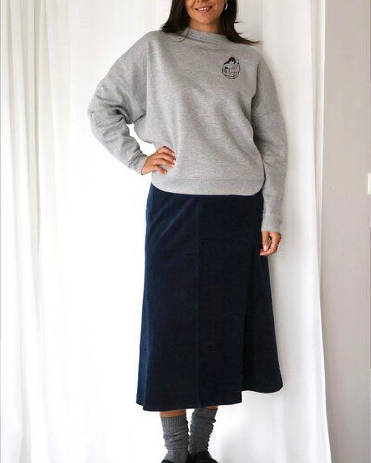 Kultgut Artdesign- Kuscheliger Sweatpullover / Une Baguette – Ansicht 3