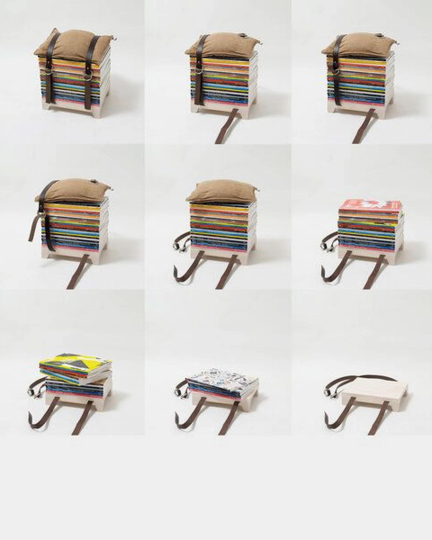 NJUSTUDIO Hockenheimer - Hocker für Magazinsammlung – Ansicht 3