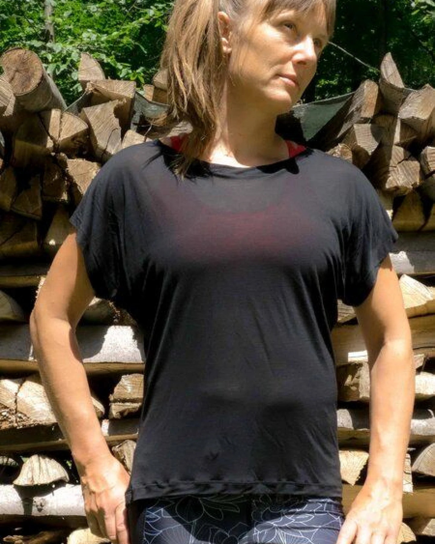 nice to meet me Oversize-T aus TENCEL® – Ansicht 2
