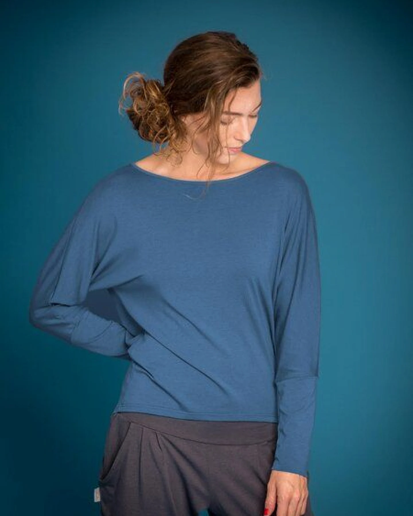 nice to meet me Cover Up – Longsleeve aus TENCEL Lyocell und Bio-Baumwolle – Ansicht 3