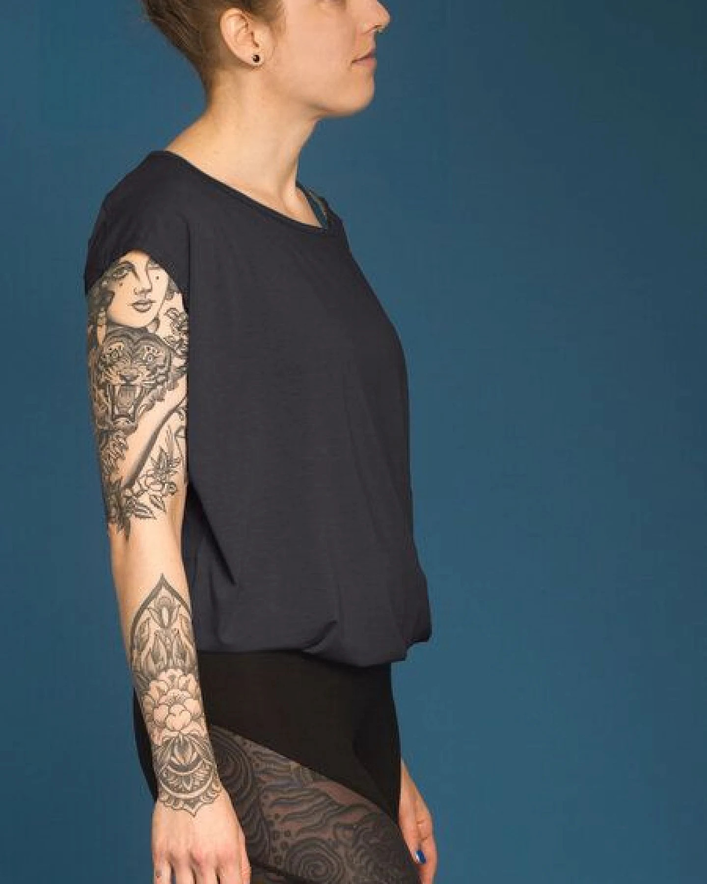 nice to meet me Relax T – lockeres T-Shirt aus TENCEL Lyocell und Bio-Baumwolle – Ansicht 3
