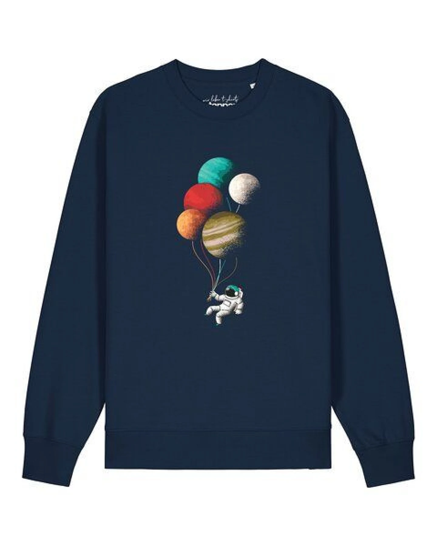 watapparel Sweatshirt Unisex Balloon Spaceman – Ansicht 2