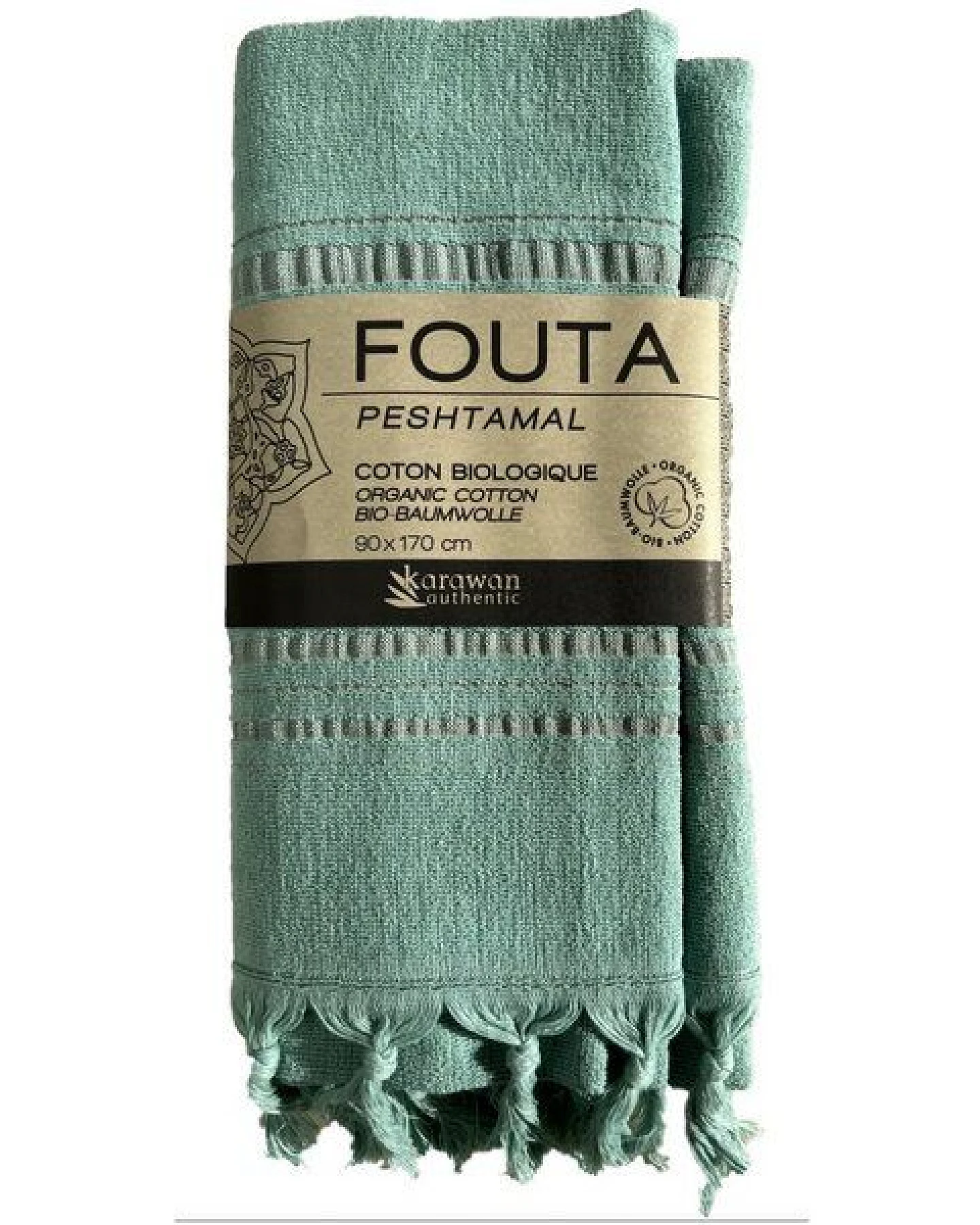 Karawan authentic Hamamtuch Bio mit Frottee – Ansicht 4