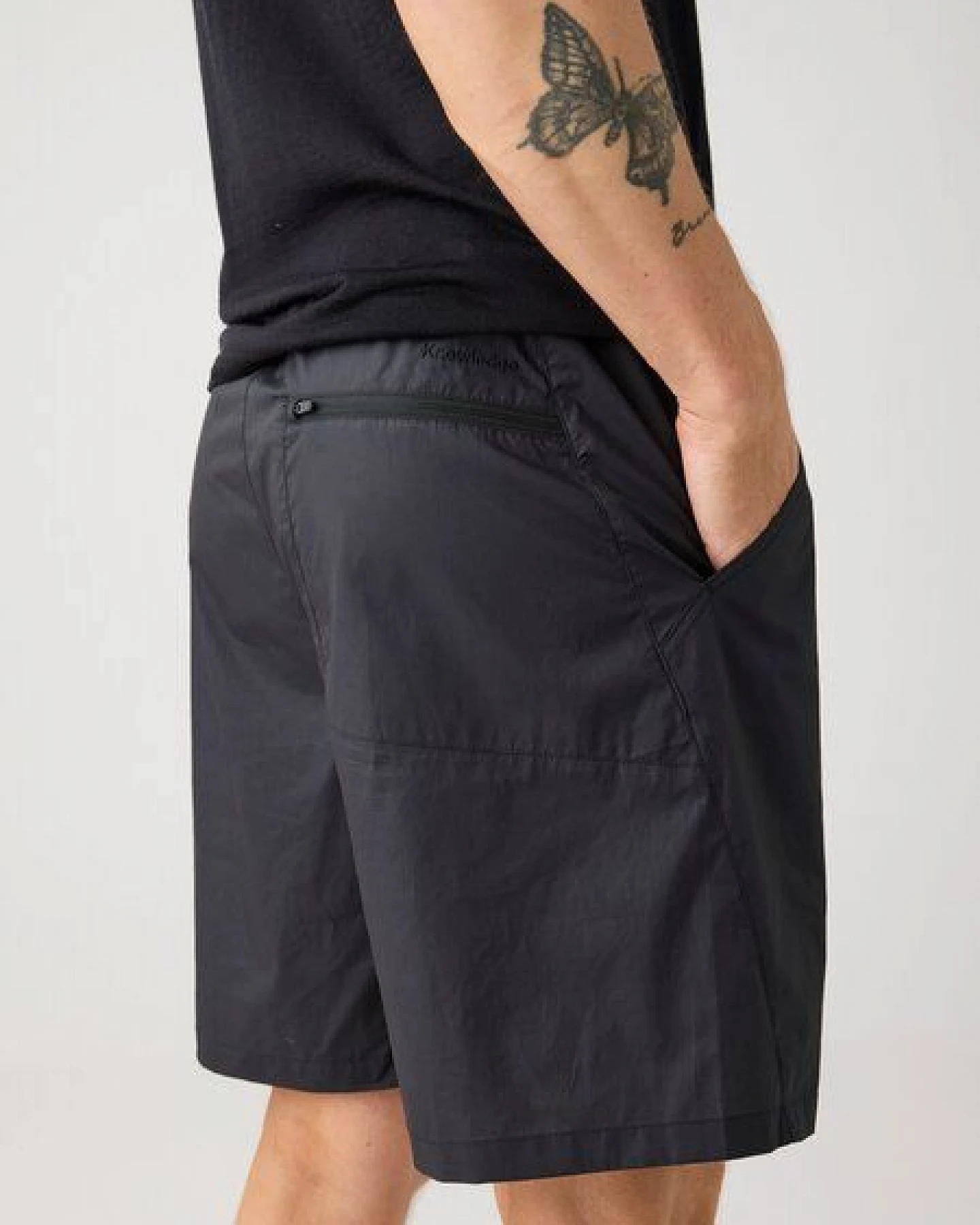 KnowledgeCotton Apparel Herren Vent Ripstop 90 Shorts, Black Jet – Ansicht 3