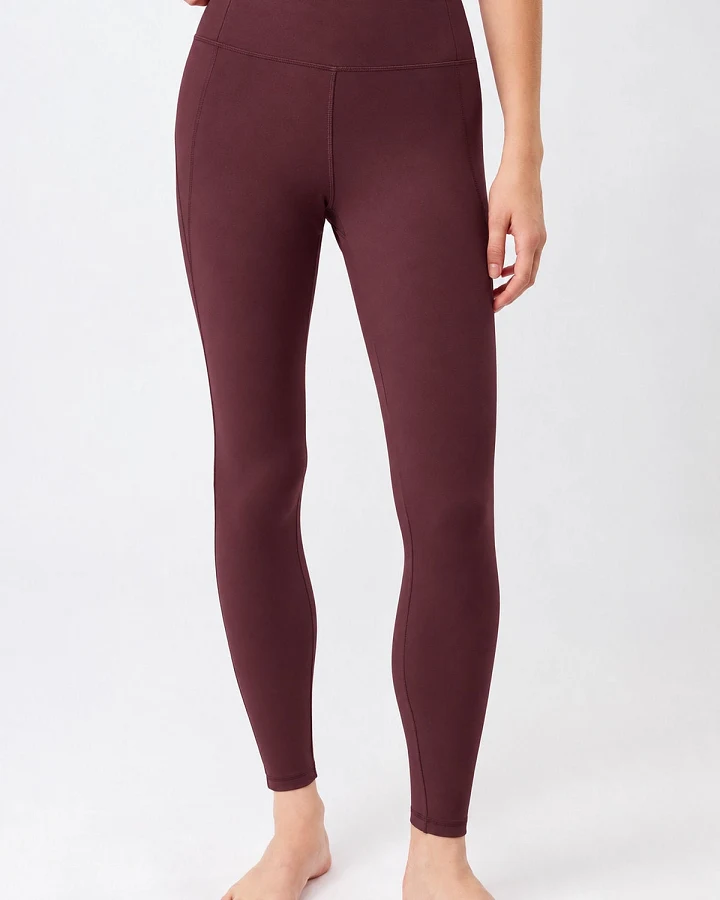MANDALA Damen vegan Leggings Limitless Rubinrot