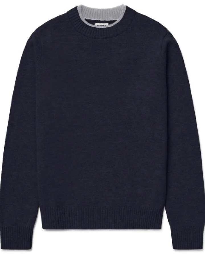 Ecoalf - Marula Knit - Wollpullover Gr S blau