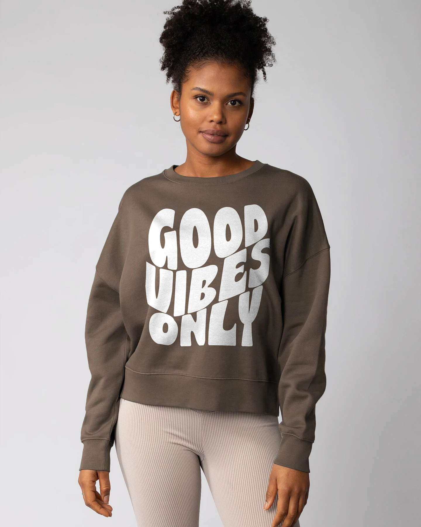 Watapparel Sweatshirt Good vibes only – Ansicht 2