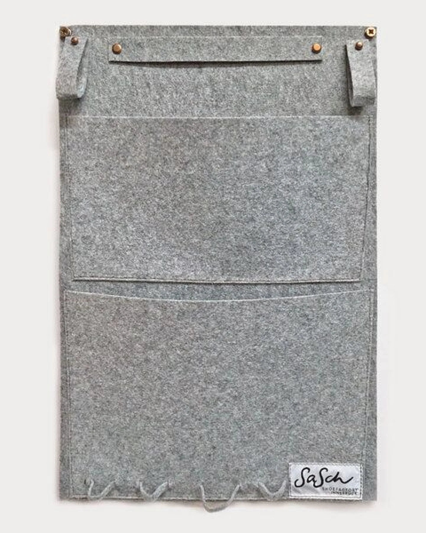 SaSch belt & bags Wandtasche aus grauem Filz – Ansicht 3