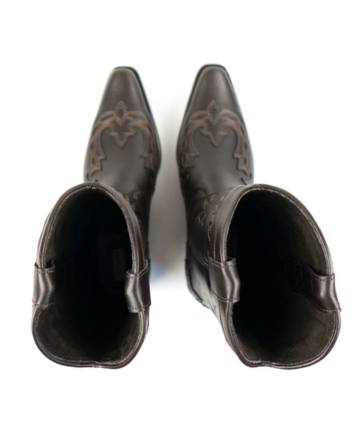 Will's Vegan Store Herren vegan Westernstiefel Herren Dunkelbraun – Ansicht 2