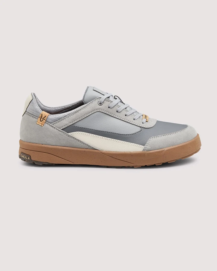 SAOLA Herren vegan Sneaker Herren Quito Wasserdicht Grau