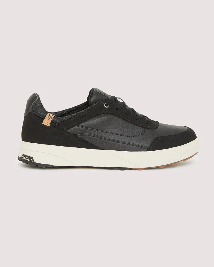 SAOLA Damen vegan Sneaker Damen Quito Wasserdicht Schwarz