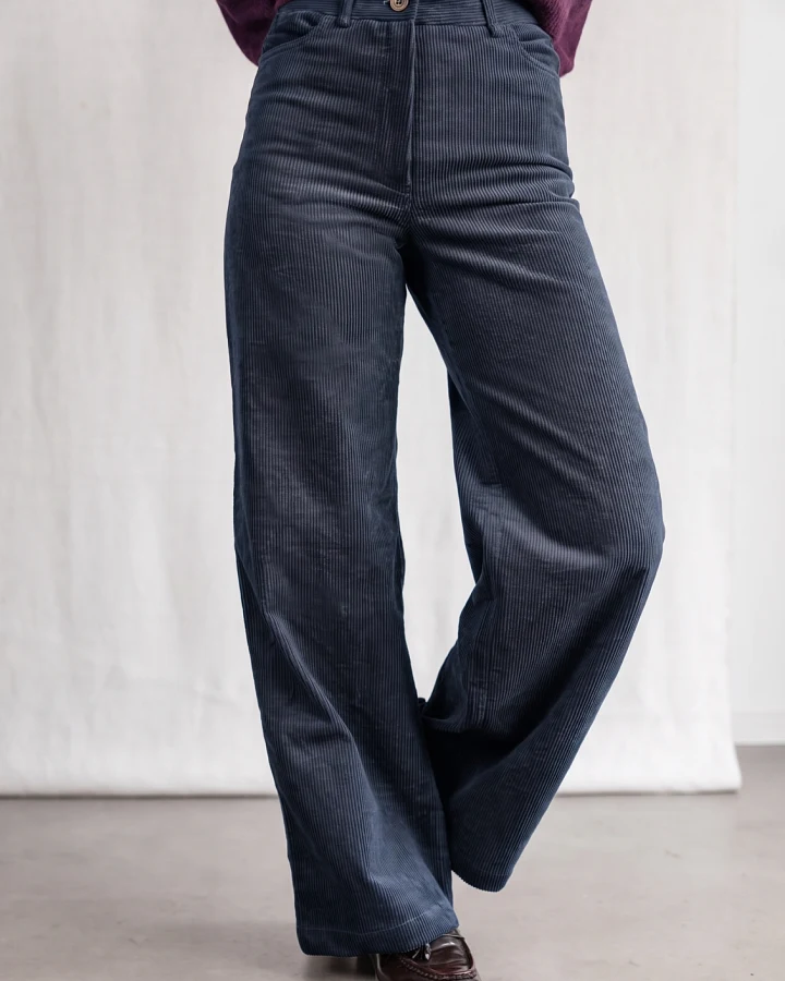 Jyoti - Fair Works Damen vegan Hose Tushar Midnight Blue
