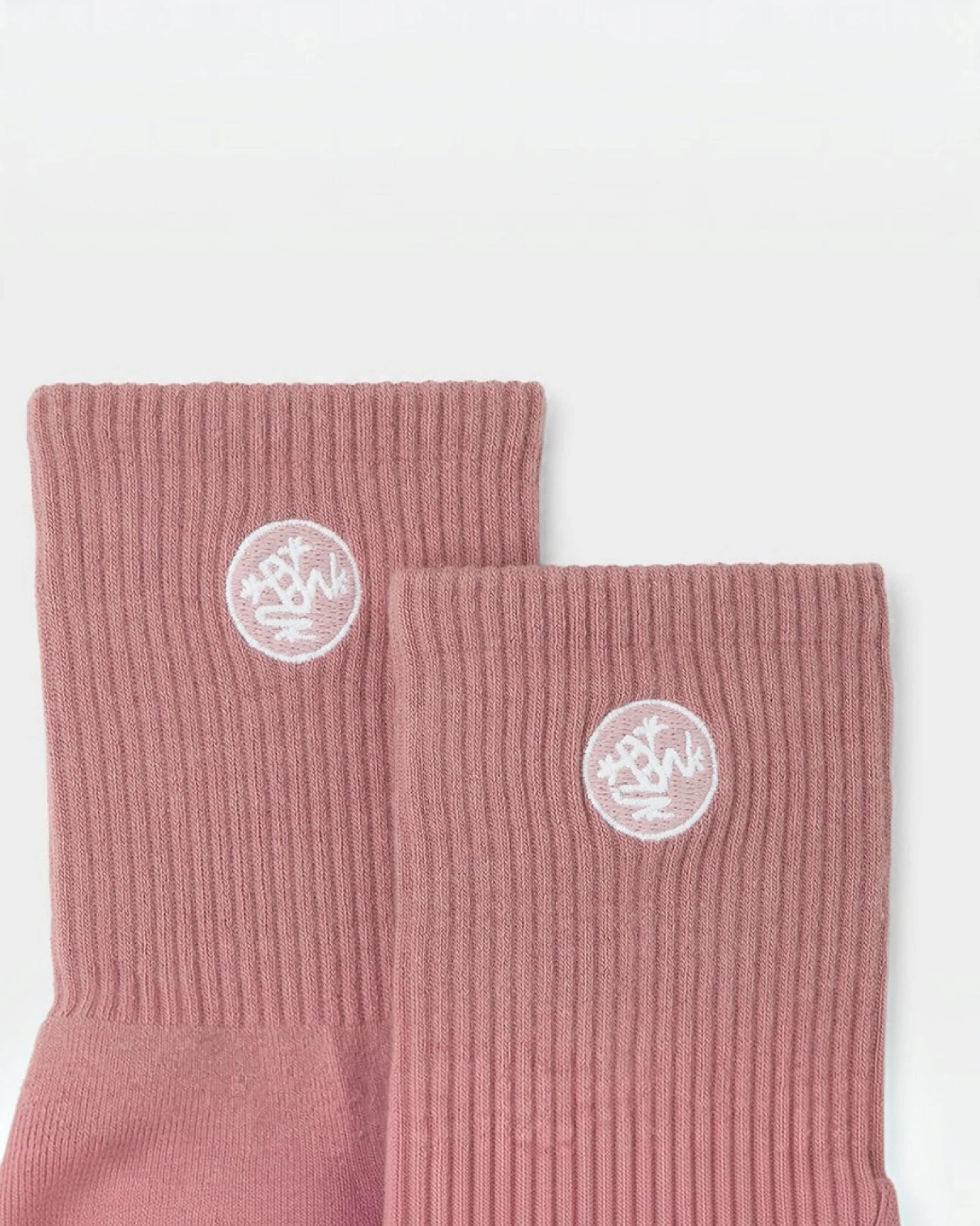 Manduka Equilibria Pilates Half Crew Socks - Blush – Ansicht 5