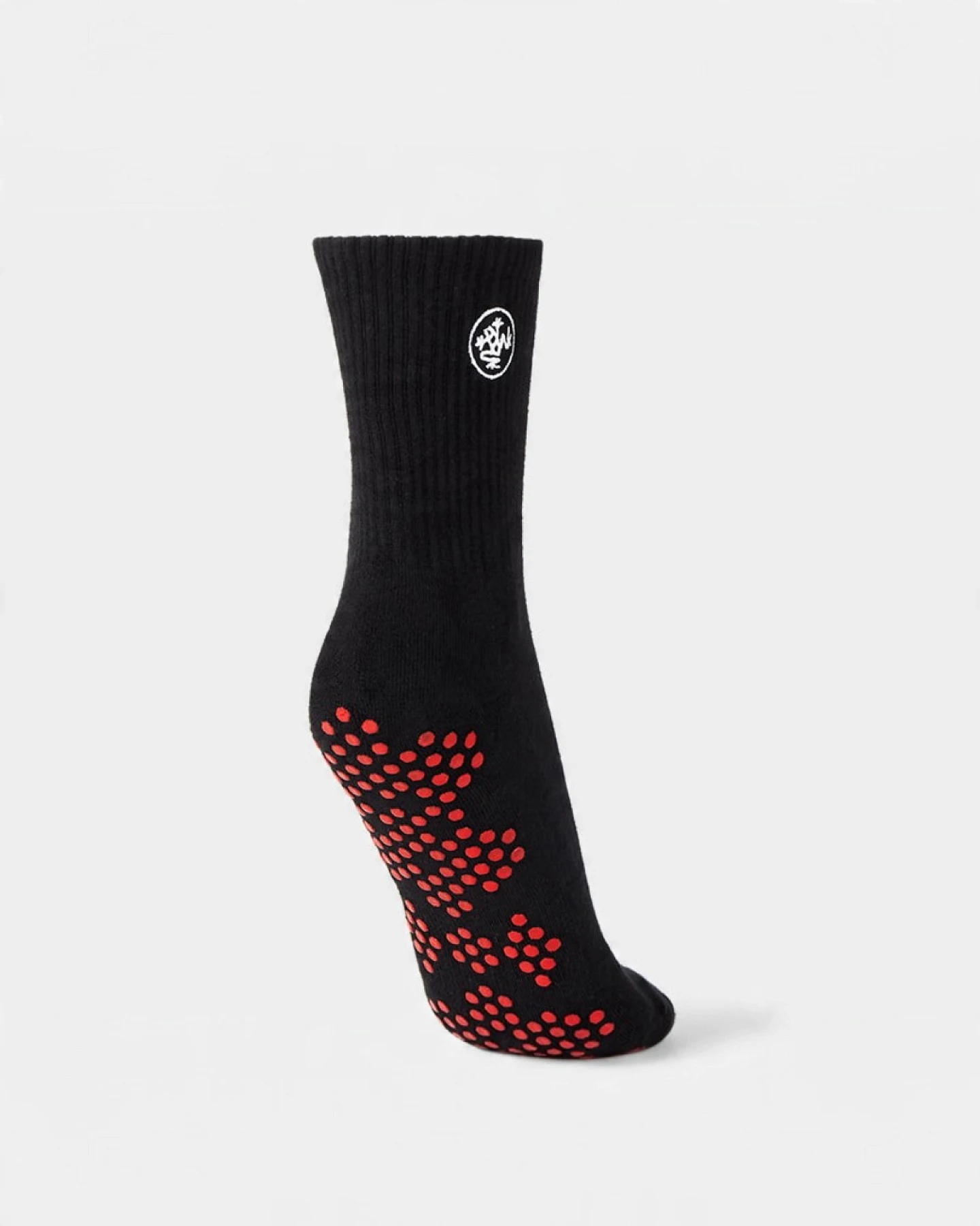 Manduka Equilibria Pilates Half Crew Socks - Black – Ansicht 3