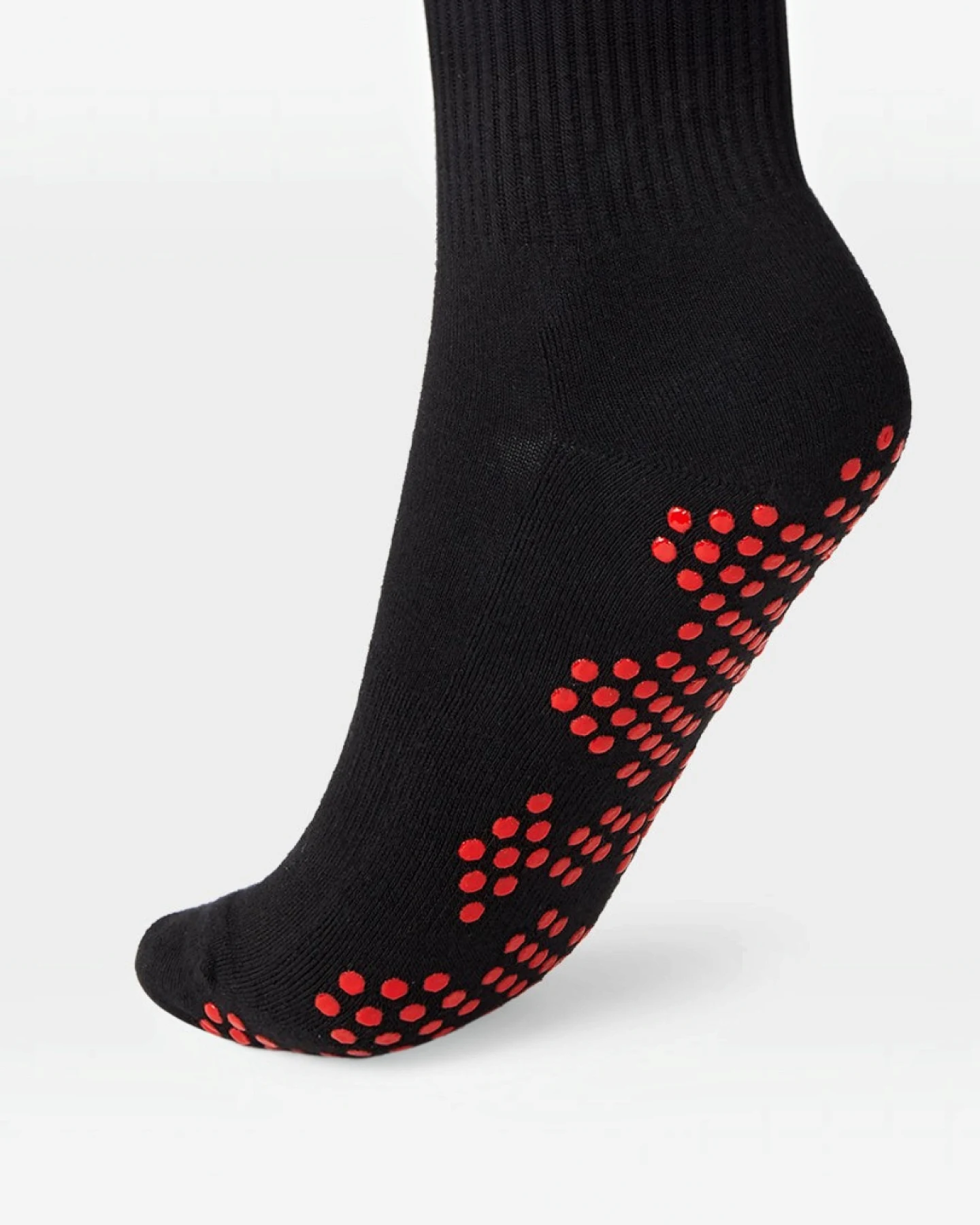 Manduka Equilibria Pilates Half Crew Socks - Black – Ansicht 4