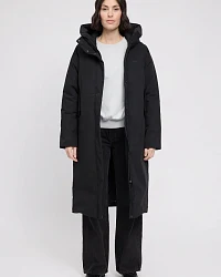 Produktseite: Wintermantel Functional Padded Long Schwarz