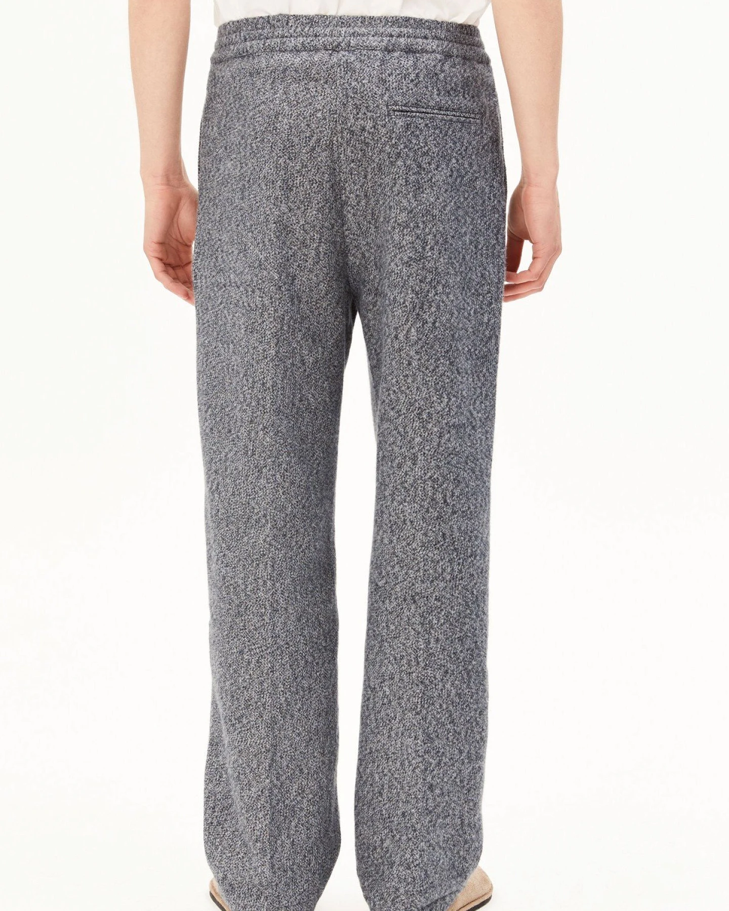 Hose Tweed Straight Grau – Ansicht 2