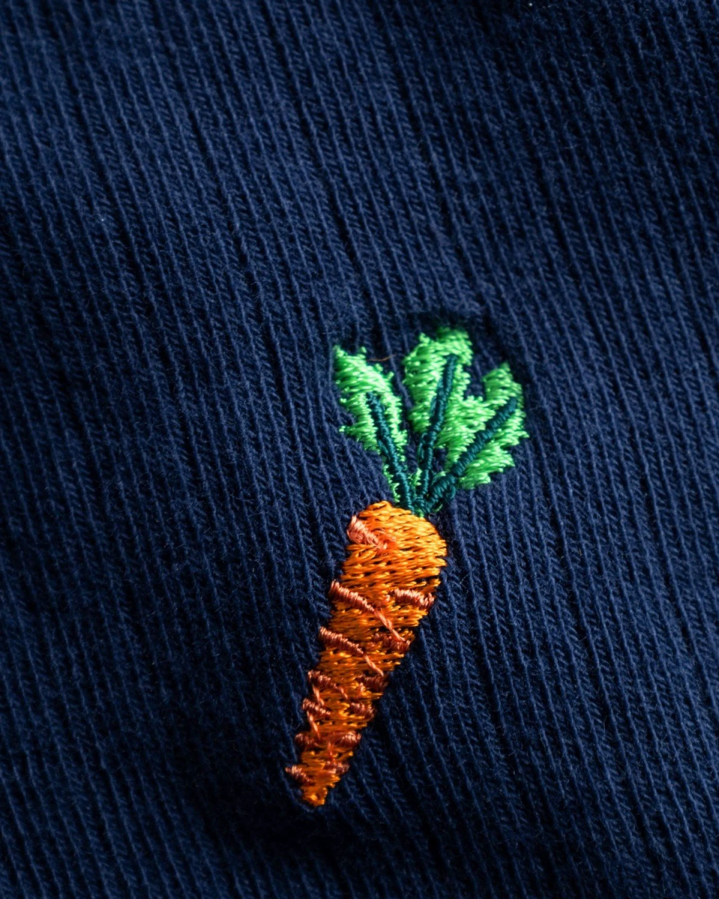 Socken Rib Knivsta Carrot Blau – Ansicht 2