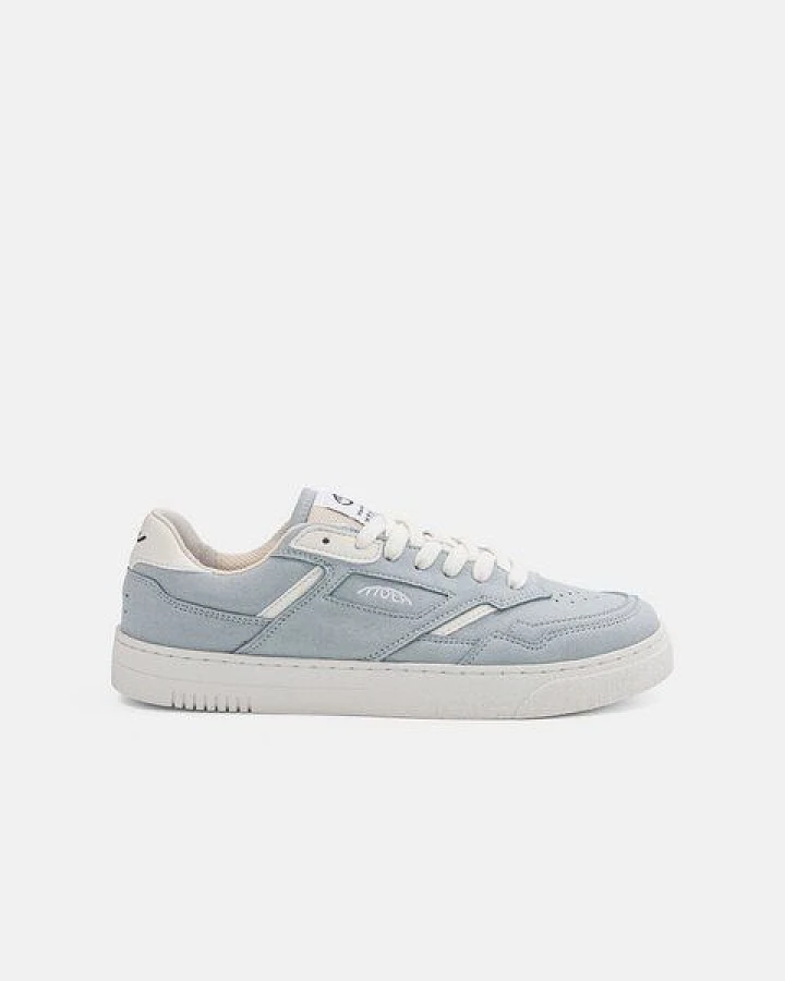 MoEa Sneakers Origin Low - Sea Suede & Beige - Corn