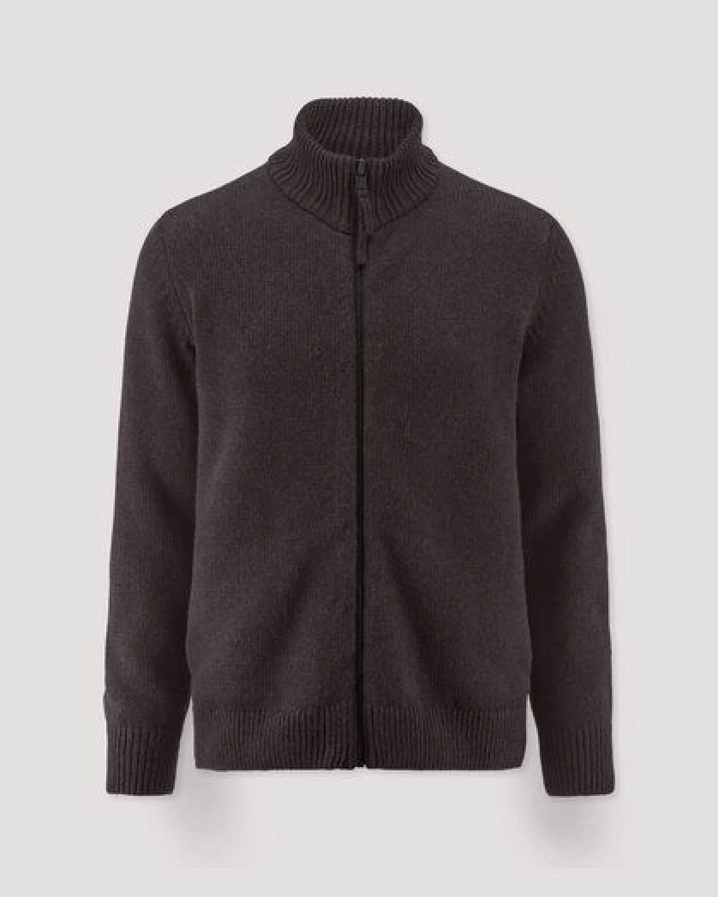 hessnatur Strick Jacke Regular aus Bio-Merinowolle mit Bio-Baumwolle – Ansicht 4