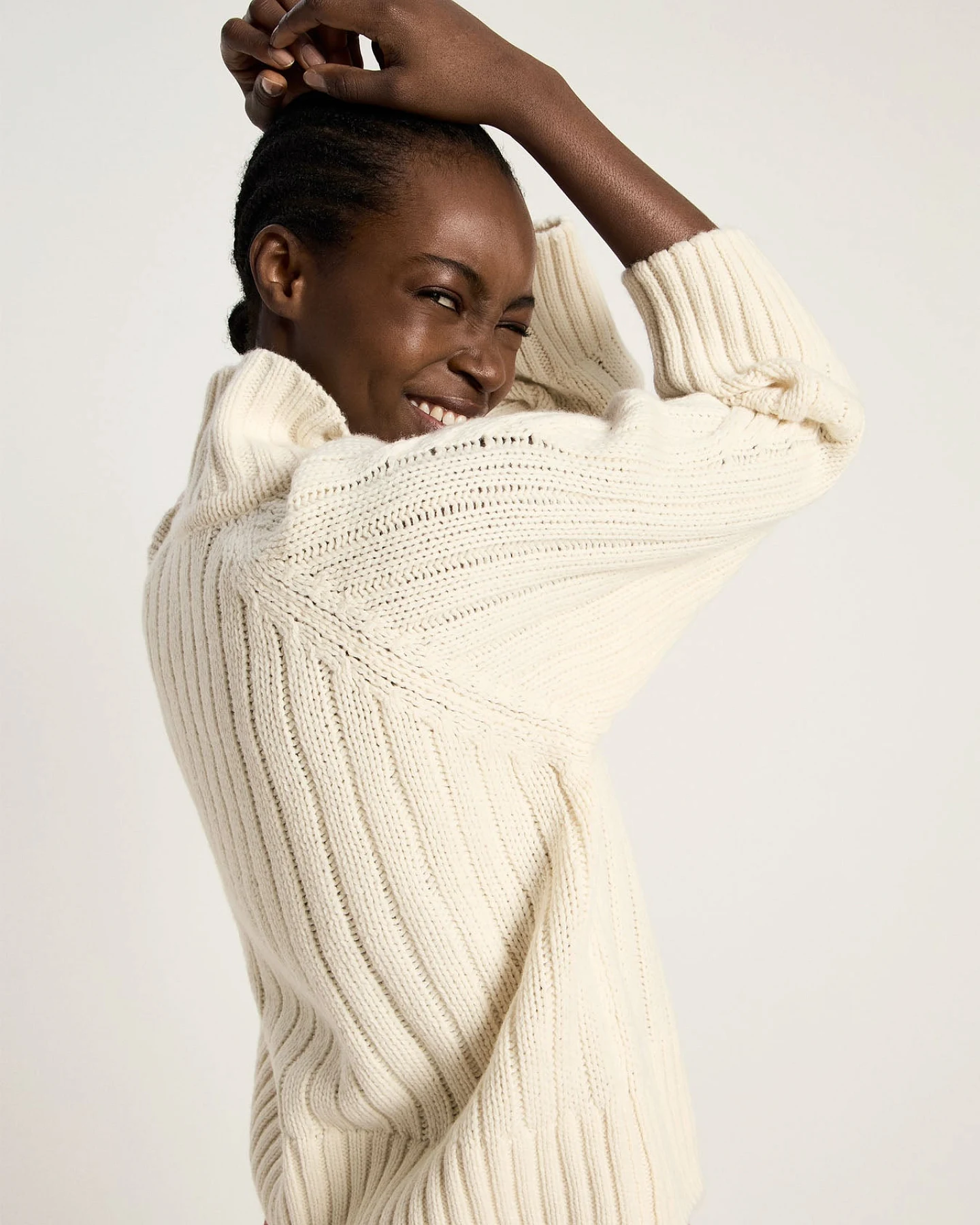 Rippenpullover Oversized (GOTS) – Ansicht 4