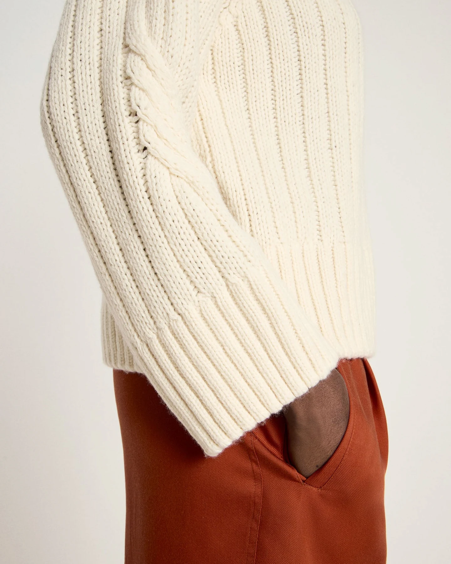 Rippenpullover Oversized (GOTS) – Ansicht 5