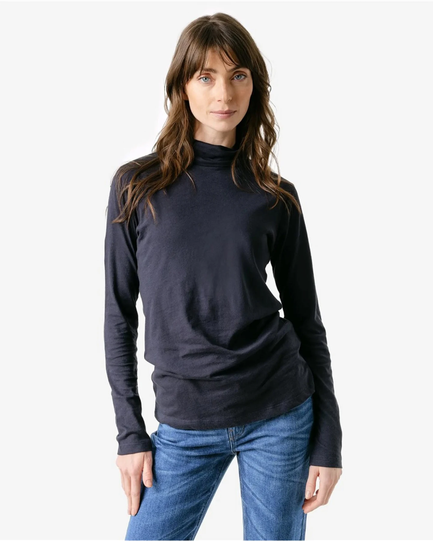 Living Crafts Rollkragen-Shirt NIA, ink blue XL – Ansicht 2