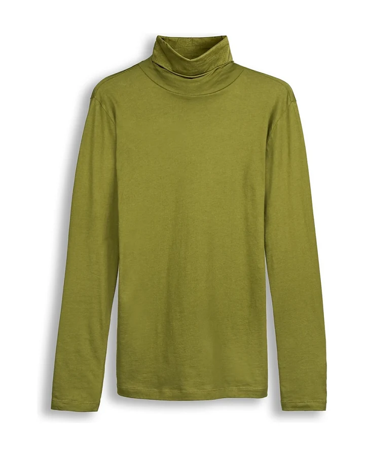 Produktseite: Living Crafts Rollkragen-Shirt NIA, cedar green S