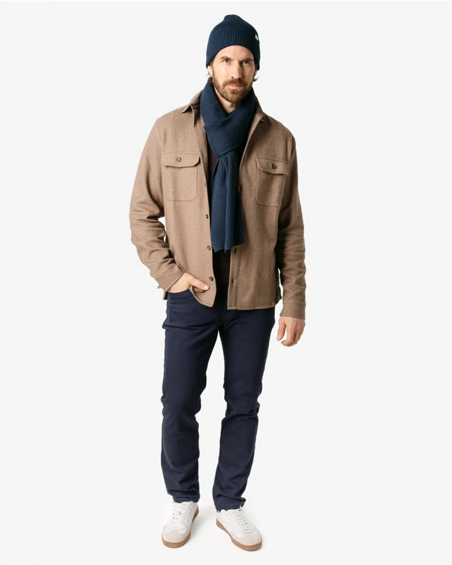 Living Crafts Overshirt BENNET, sand 50 – Ansicht 2