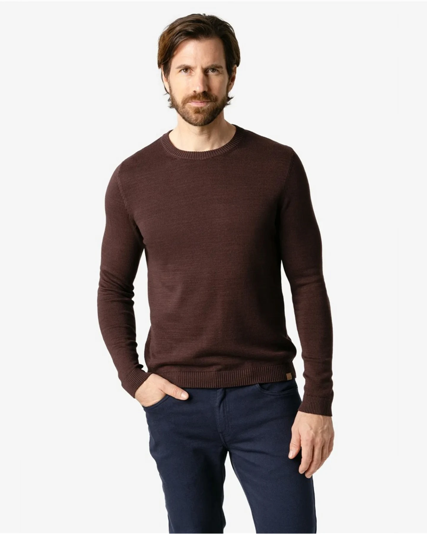 Living Crafts Pullover BALEK, dark brown XL – Ansicht 2