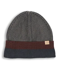 Produktseite: Living Crafts Mütze Vinz, dark grey one Size