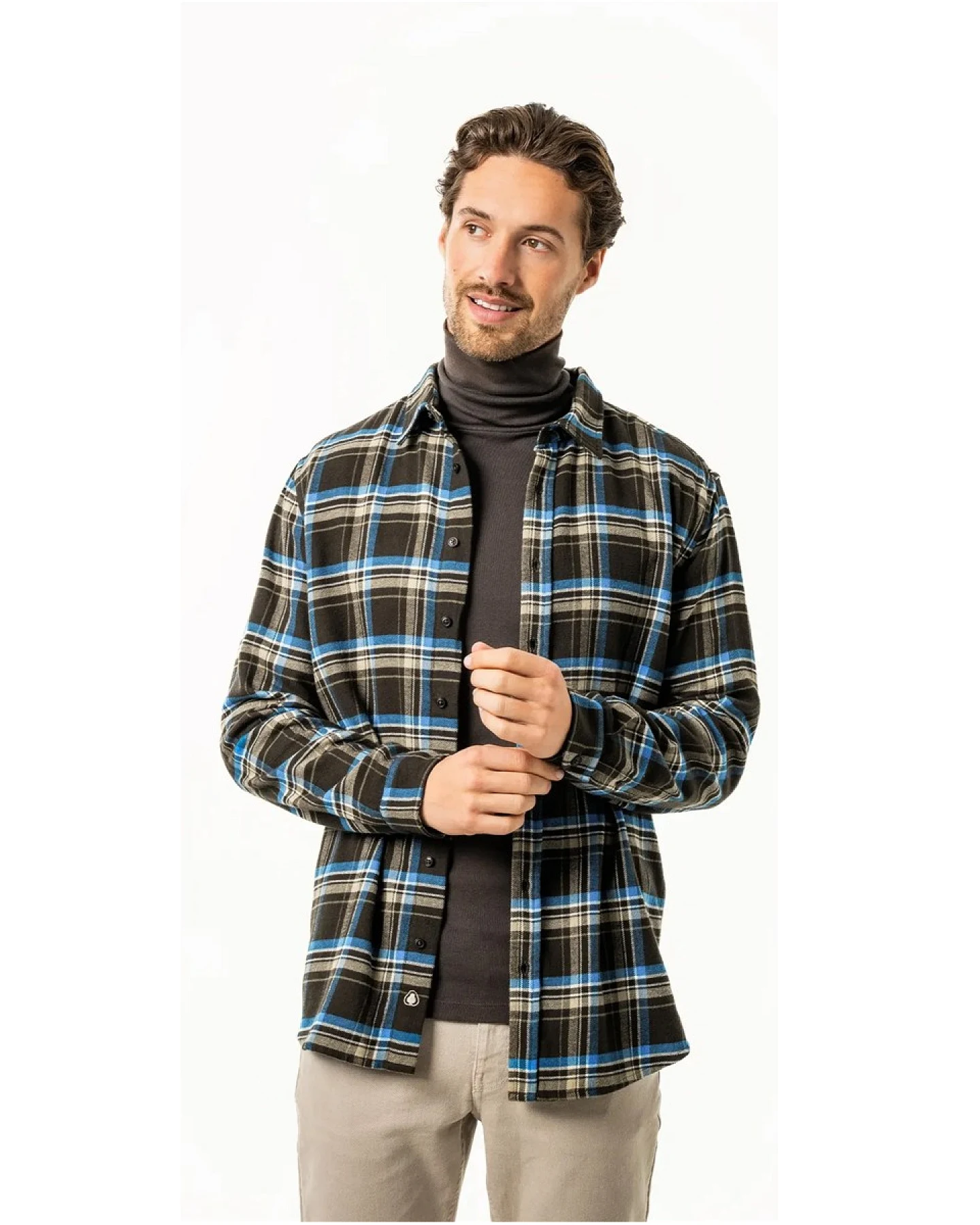 Living Crafts Flanellhemd YANNES, Fjord 50 – Ansicht 2